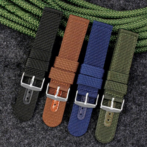 UPro ballistic nylon quick-release straps in Black, Khaki, Blue, and Green