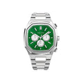 Valusis Volt Green Chrono Automatic watch on white background