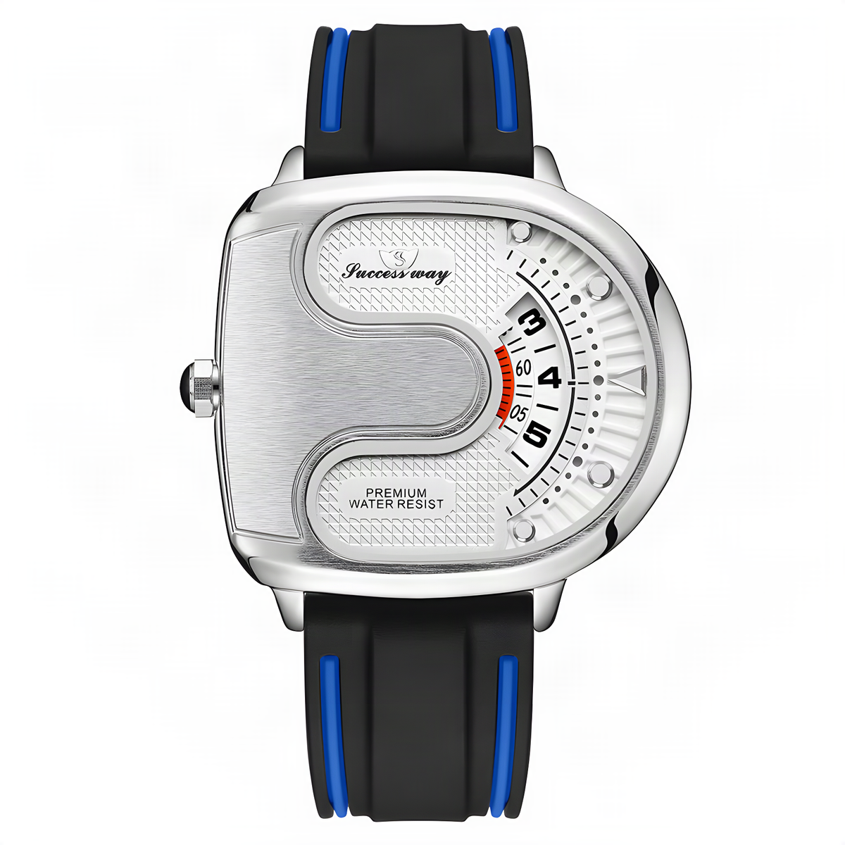 AWC Success Way S-Dial Watch - Silver White